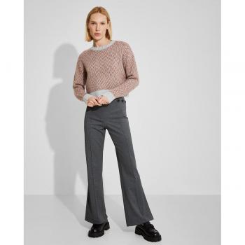 Naëlle - Pantalón de campana de mujer con nervio central