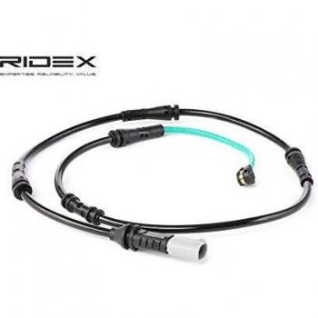 Sensor de desgaste de pastillas de frenos RIDEX 407W0052 para BMW, contacto avisador, compatible con modelos 5 Berline (F10) y 6 Gran Coupe (F06), 6 Coupe (F13)