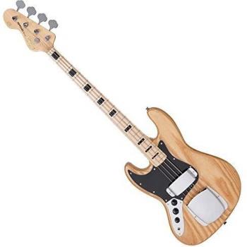 Vintage Reissued VJ74 Maple Fingerboard bass - Natural Ash Left Hand