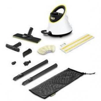 Kärcher SC 2 Deluxe Limpiadora a Vapor con Anillo LED Negro/Blanco y Potencia de 1500 W