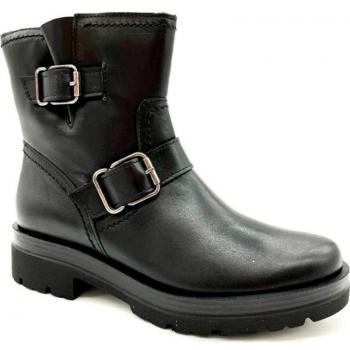 Botines de Mujer Pitillos con Hebillas en color Negro