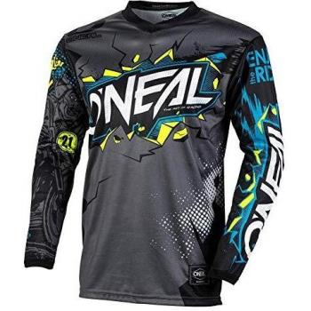 O'Neal Element Villain Youth Motocross Jersey - Gray - Size M