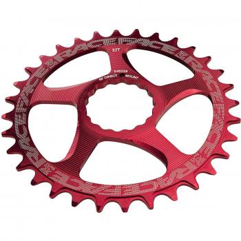 RaceFace Direct Mount - Transmisión para bicicletas, color rojo, talla 36T