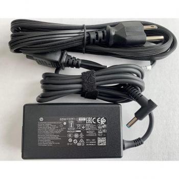 Adaptador de corriente HP 65W NPFC Smart para ordenador portátil - Alta potencia, color negro
