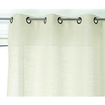 Cortinas Transparentes Linder JUTE Blancas 150x240 cm