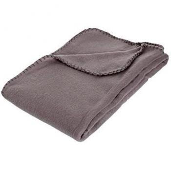 Manta polar gris claro 125x150 cm