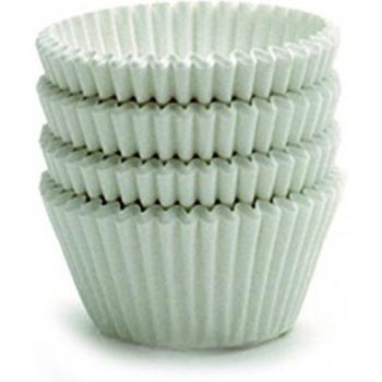 Norpro - Juego de 2 tazas de papel blanco estándar para magdalenas y magdalenas, 75 tazas