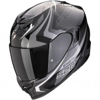 Casco Scorpion EXO 520 EVO AIR TERRA Negro-Blanco-Plata (XS)