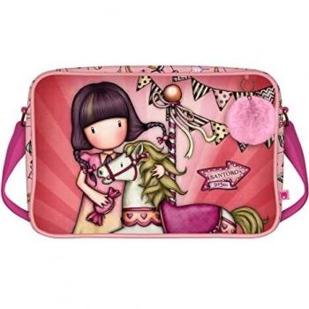 SANTORO-Bolsito Viaje Gorjuss Fairground Carousel 35X26,5X10,5Cm, Multicolor (1133GJ01