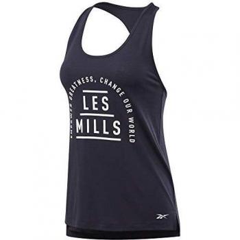 Reebok LM Graphic tee Top, Mujer, prpdel, 2XS