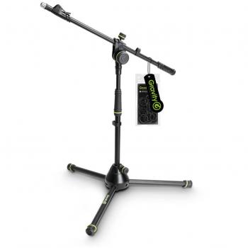 Gravity MS 4222 B Short Folding Tripod Microphone Stand with Telescoping Boom and 2-Point Adjustment
