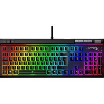 Teclado mecánico gaming HyperX Alloy Elite 2 - AZERTY, retroiluminación roja, diseño ergonómico