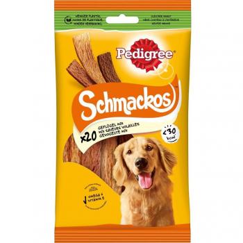 Pedigree Schmackos Dog Treats - Poultry Flavor (14 x 20 Packs) - Bulk Pack