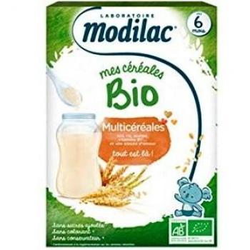 Modilac Cereal Bio Multicereales 250 g para bebés a partir de 6 meses
