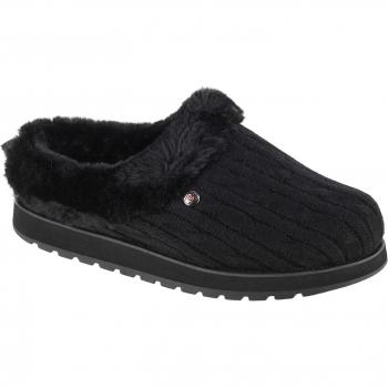 Skechers BOBS Ice Angel Women's Black Slippers 31204-BBK