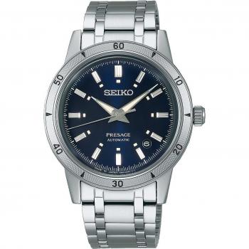 Seiko Presage Style 60's 'Elegant Yet Rugged' 39.5mm Men's Watch SRPL07J1 Navy