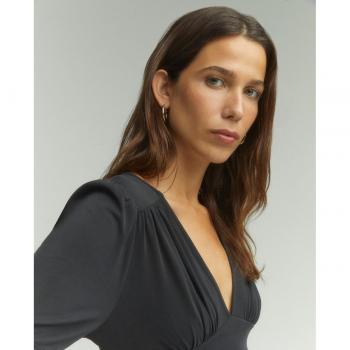 Vestido corto con frunces Tintoretto