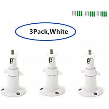 Pack de 3 soportes ajustables de montaje en pared para cámaras Wyze Pan 1080p, Arlo Pro 2, Arlo Pro y Arlo - interiores y exteriores