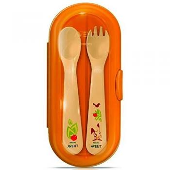 Philips Avent SCF718/00 - Juego de cubiertos con estuche