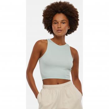 Top Corto de Canalé para Mujer Urban Classics - Tallas S a XL - Color Menta