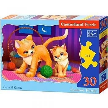 Rompecabezas Castorland Gatitos - 30 piezas