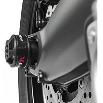 SW-MOTECH - Kit de tope anticaidas para el eje trasero Negro. Yamaha MT-09
