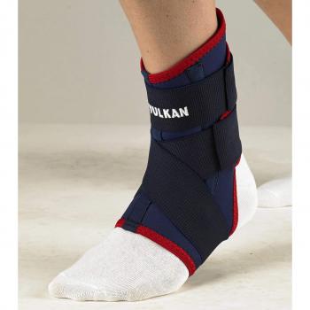 Vulkan Ankle Strap - Protección de tobillos, tamaño L, color azul marino/rojo
