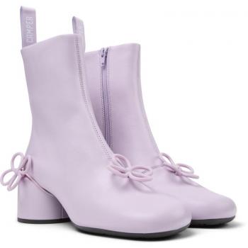 CAMPER Twins Women's Purple Smooth Leather Ankle Boots Size 39