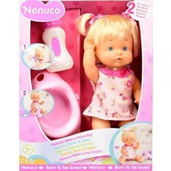 Famosa- Nenuco Bebe y Hace Pipí, Color rosa, única