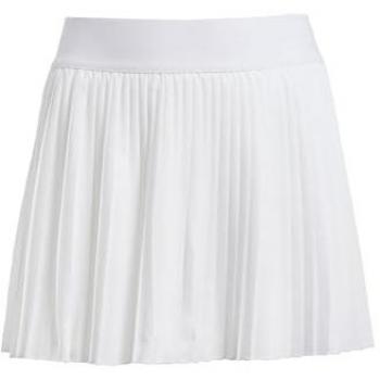 Falda de Tenis Adidas Club con Pliegues Climacool para Adolescentes - Blanca
