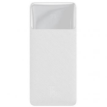 Power Bank Baseus Bipow Digital Display 15W 20000mAh - Blanco