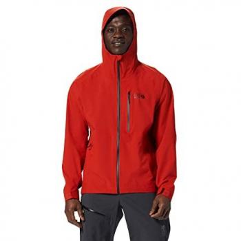 Mountain Hardwear New Stretch Ozonic Softshell Jacket - Desert Red, Men's Large