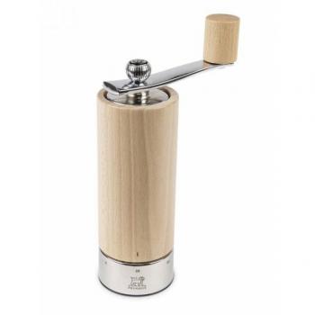 Peugeot Isen u'Select 18cm Manual Salt Mill with Crank Handle, Beechwood and Stainless Steel Grinder