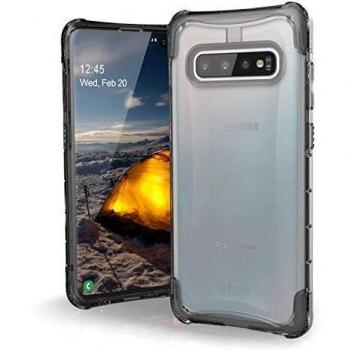 Urban Armor Gear Plyo Funda con estándar Militar Estadounidense para Samsung Galaxy S10+ / S10 Plus [Compatible con inducción, Resistente a Golpes, Esquinas reforzadas] - Transparente