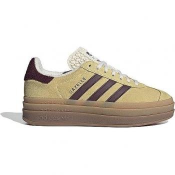Adidas Originals Women's Gazelle Bold Sneakers - Yellow/Camel