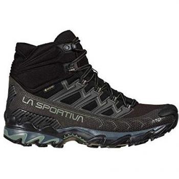 La Sportiva Men's Ultra Raptor II Mid GTX Hiking Shoes - Black, Size 44.5