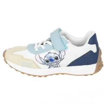 Zapatilla Urbana Deportiva Sport Stitch Niña Cerdá, características: diseño moderno, color blanco y azul, talla 36 EU, ideal para uso diario y actividades deportivas