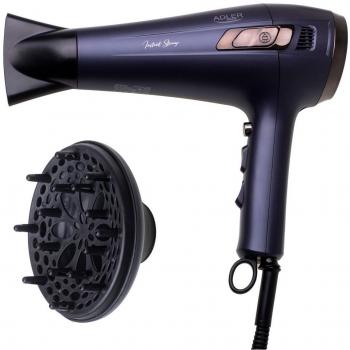 Secador de Pelo Adler 2273 con Difusor y Cable Retráctil - 2400W