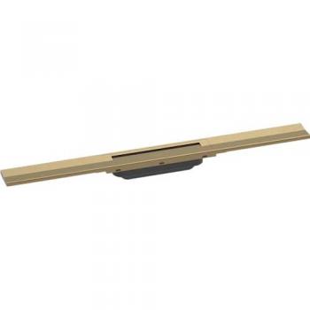 Desagüe de Ducha Cortable 70 cm Hansgrohe RainDrain Flex con Rejilla de Acero Inoxidable, Montaje Libre, Color Bronce Cepillado