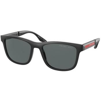 Prada Linea Rossa PS04XS DG0-02G 54-18 Black Matte Medium Polarized Sunglasses