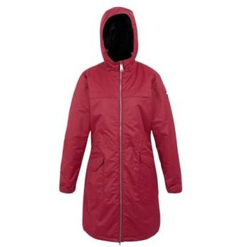 Regatta Women's Romine II Lightweight Waterproof Parka Jacket - Red and Black, Size 10