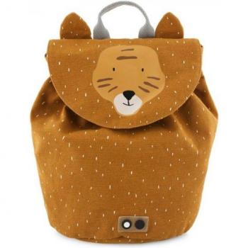 Mochila infantil Trixie Mr. Tiger MINI naranja con diseño de animal, tamaño compacto, ideal para niños, material resistente y ligero, correas ajustables y cómodas, cierre seguro, fácil de limpiar