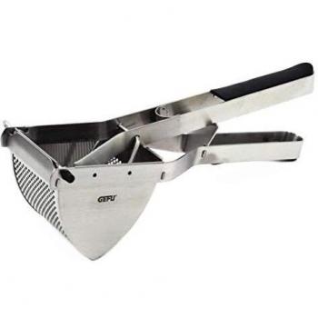 Prensa de Patatas Gefu Pantara de Acero Inoxidable 29 cm, Fácil Manejo