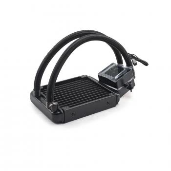 ABYSM Sistema de Refrigeración Líquida ATLANTICO 120 con Ventilador Silencioso de 120 mm Display de Temperatura y Conexión 4 Pines PWM, Especial Gaming
