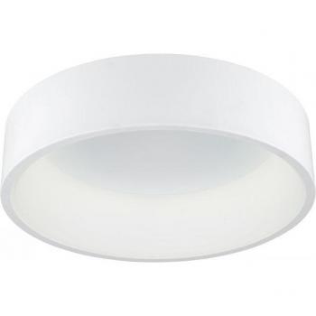 Lámpara de techo moderna Chiara blanca, empotrada LED, blanca cálida 3000K, 1760lm