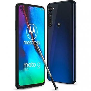 Smartphone Motorola Moto G Pro - 128GB, 4GB RAM, Dual SIM, Pantalla Full HD+ 6.4, Cámara de 48MP, Color Índigo Místico