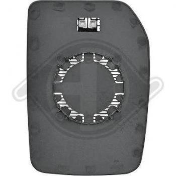 Cristal de espejo retrovisor exterior DIEDERICHS 1454029