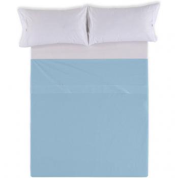 Sábana Encimera Alexandra House Living Azul Celeste 260 x 275 cm
