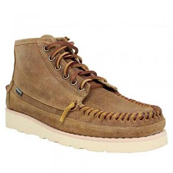 Sebago Keuka Mid Suede Boat Boots - Beige Camel