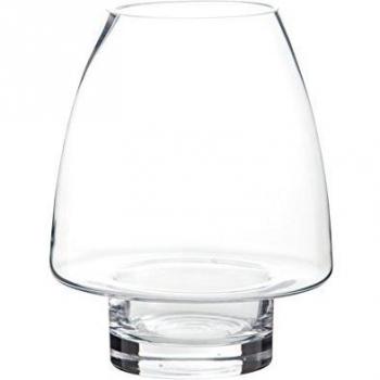 Decoragloba DG-CTP M - Porta vela de cristal, diseño tulipa, 19 x 24,5 cm